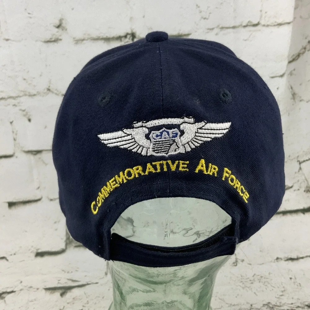 Commemorative Air Force Ball Cap Hat B-29 Friend Of FiFi Strap Back Blue - Picture 4 of 6
